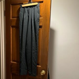 Babaton Men's Charcoal Pleated Dress Pants